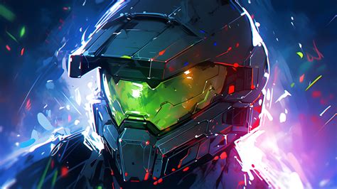 Halo Master Chief in Helmet Desktop Wallpaper - Halo Wallpaper 4k