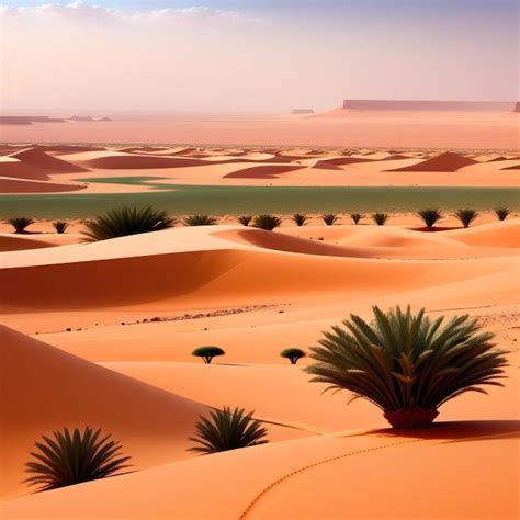 Premium Photo | Sahara Desert Oasis