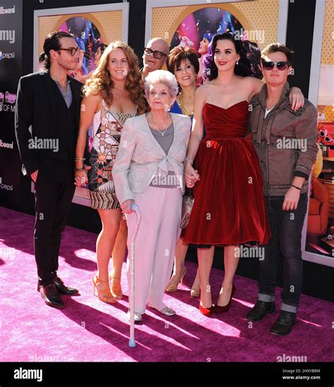 Katy Perry and family attend "Katy Perry: Part of Me" Los Angeles ...