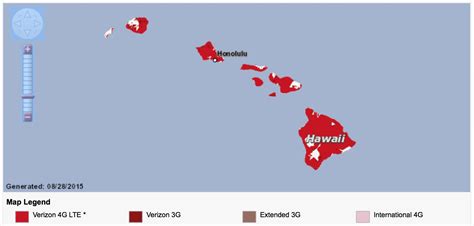 Verizon Coverage Map Hawaii - CLAUDETEMAKI