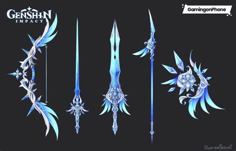 Genshin Impact fan designs concept weapon series inspired by the Pale ...