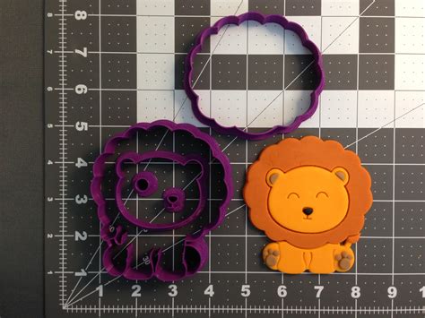 Baby Lion 266-B900 Cookie Cutter Set | Kato Baking Supplies