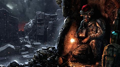 Wallpaper : video games, gas masks, apocalyptic, Ukraine, darkness ...