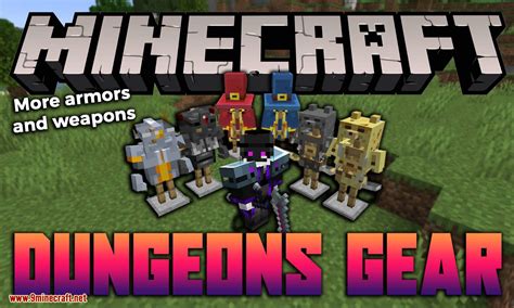 Dungeons Gear Mod 1.16.5, 1.15.2 (Well-Armed Dungeoneer) - Mc-Mod.Net