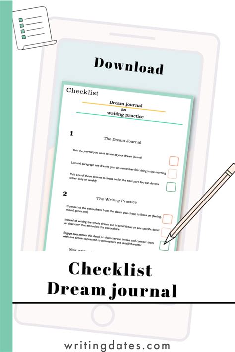 Free Printable | Dream Journal | Creative writing, Writing practice ...