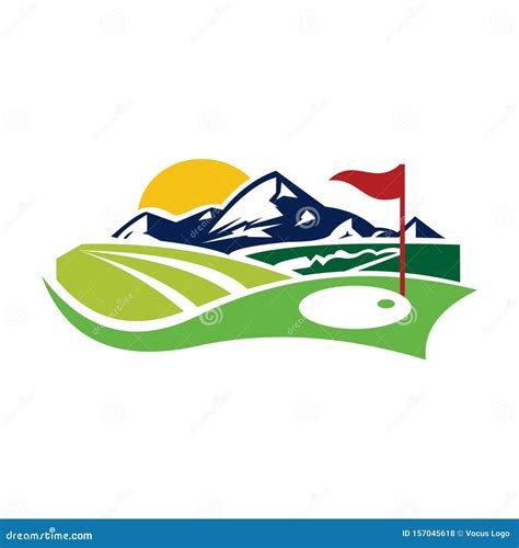 Golf Logo. Graphic Design Template Vector Illustration Stock ...