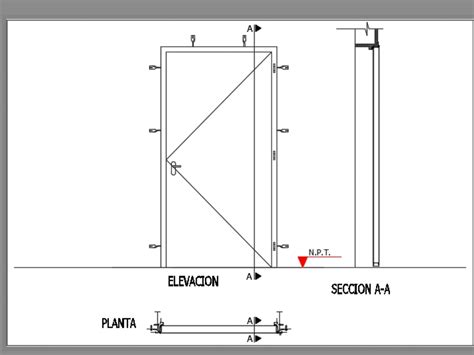 Autocad Doors Blocks Library Exterior Door Autocad