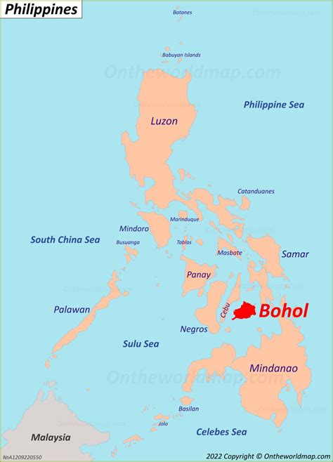 Bohol Island Map | Philippines | Discover Bohol Island with Detailed Maps