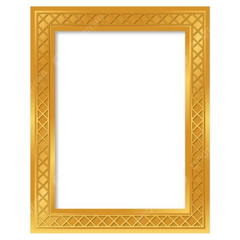 Ilustrate Vector Hd PNG Images, Modern Gold Frame Vector Ilustration ...