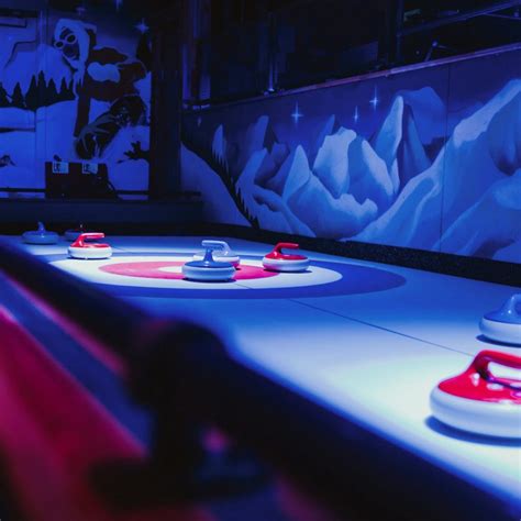 Ice-free Curling | Roxy Ball Room | Roxy Lanes