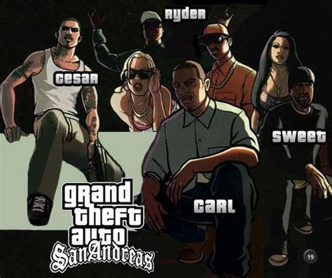 San Andreas Character Artwork | Grand theft auto artwork, San andreas ...