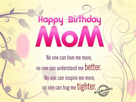 10+ New Ideas Birthday Card Quotes For Mom | Birthday wishes for mother ...