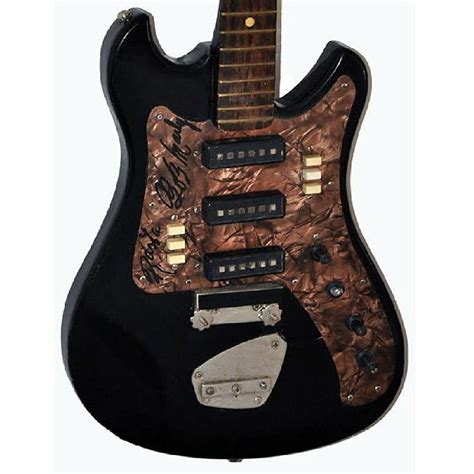 Bob Marley Signed Guitar