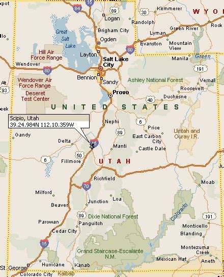 Scipio, Utah Map 4