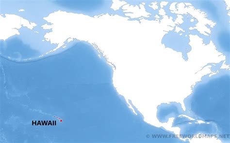 Where is Hawaii located on the map?