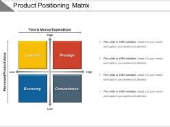 Product Positioning Matrix Ppt Sample File | PowerPoint Templates ...