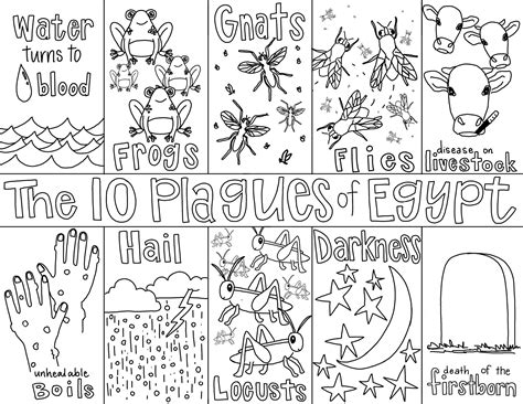 Free Printable 10 Plagues Of Egypt - Printable Form, Templates and Letter