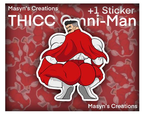 THICC Omni-man Sticker Meme Vinyl Stickers Invincible Show - Etsy