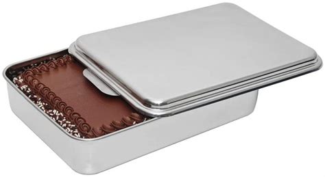 Stainless Steel 9 X 13 Inch Cake Pan with Lid - Dutchman's Store