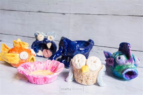 Clay Pinch Pots Designs