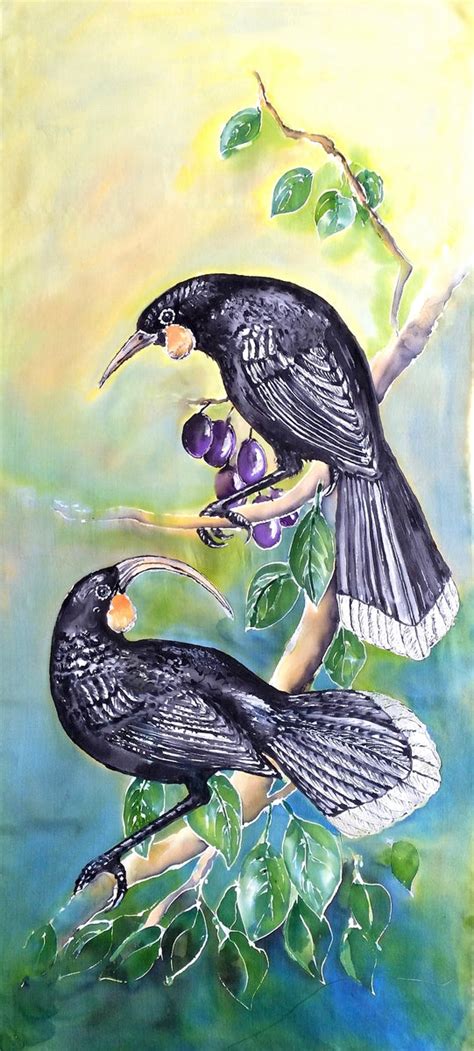 Huia, NZ extinct Bird - Outdoor Garden Art Panel – Kay Designs New Zealand