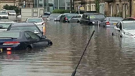 Edinburgh flooding causes chaos with devastating storms leading to ...