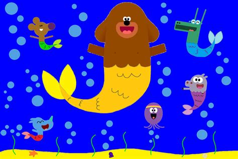 Hey Duggee Characters As Mermaids (Except Betty) by CalinasWorld on ...