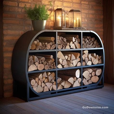 Indoor Firewood Storage: 24 Ideas You Need To See | GoDownsize