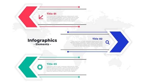 Free Vector | Infographic template in arrow style design