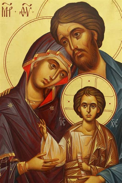 The Holy Family Orthodox Icon - BlessedMart