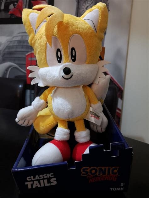 SONIC THE HEDGEHOG CLASSIC TAILS PLUSH 12" FOX TOMY SEGA NEW IN HAND ...