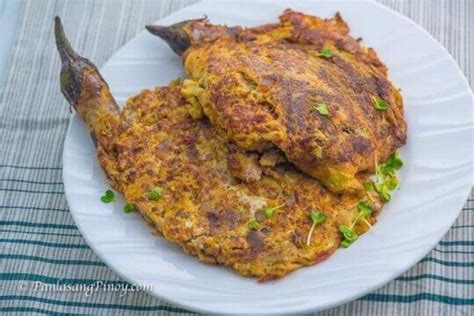 Tortang Talong with Ground Pork Recipe - Panlasang Pinoy