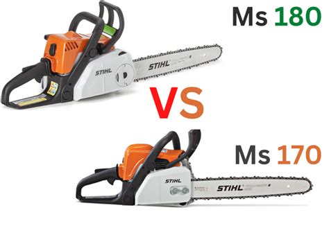 Stihl MS 170 vs MS 180? (Which the Best for Your Needs!)