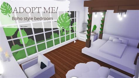 🌿Adopt me! Boho's bedroom! Speed Build! 🌿 - YouTube | Boho style ...