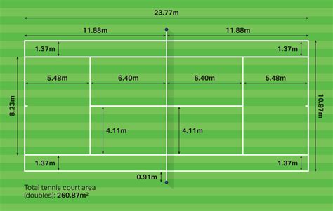 Tennis Court Dimensions & Size | Harrod Sport