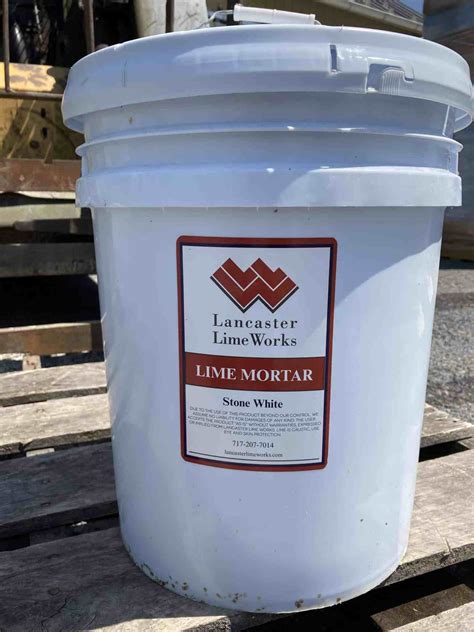 Lime Mortar Mix for Stone Bedding and Repointing is in stock!