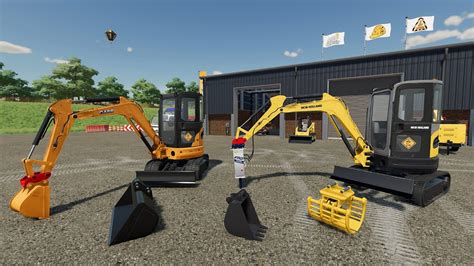 FS22 🚧 Case CX-35B - New Holland E35 SR 🚧 Farming Simulator 22 Mods ...