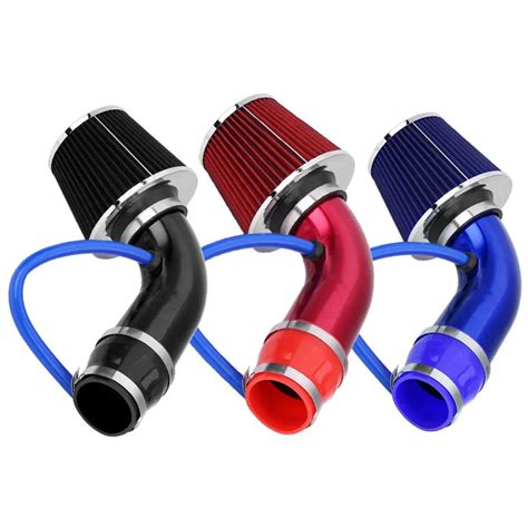 Oversea Car Engine Intake Pipe Cold Air Intake Filter Aluminum ...