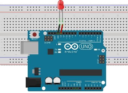 LED and Switch with Arduino Uno