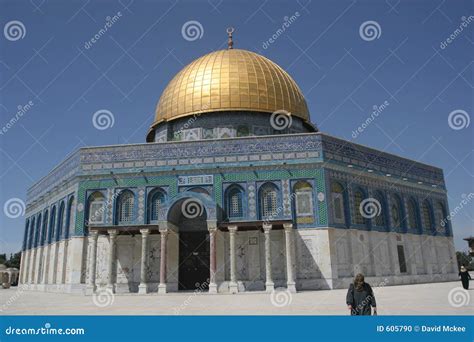 Dome of the Rock, Temple Mount. Editorial Image - Image of middle, arab ...