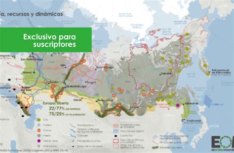 El mapa de la geopolítica de Rusia - Mapas de El Orden Mundial - EOM