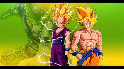 Goku and Gohan vs Cell - DBZ Wallpaper 1920*1080 by Oirigns on DeviantArt