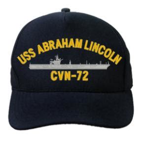 USS Abraham Lincoln CVN-72 Cap (Dark Navy) (Direct Embroidered ...