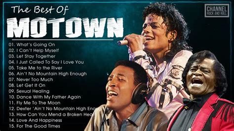 Best Motown Songs 70s 80s The Four Tops, Marvin Gaye, Jackson 5, Al ...