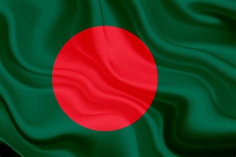 Premium Photo | Bangladesh flag 3d design