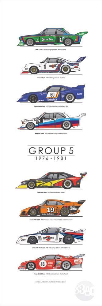 Group 5 1976-1981 by 8380 Laboratories | Race cars, Rally car, Car drawings