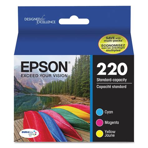 Epson 220 DURABrite Color Multi-Pack Ink Cartridges - Walmart.com ...