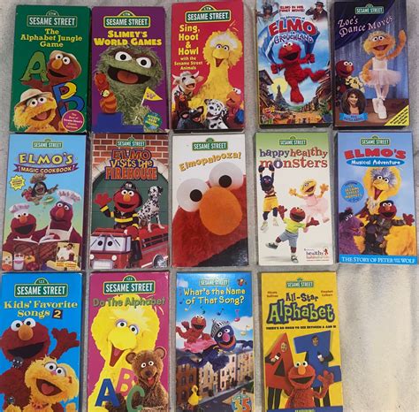 Sesame Street Dvd Vhs