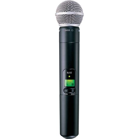 Shure SLX2/SM58 Handheld Wireless Microphone SLX2/SM58-H19 B&H