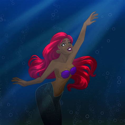 Halle Bailey New Ariel by Darandella on DeviantArt